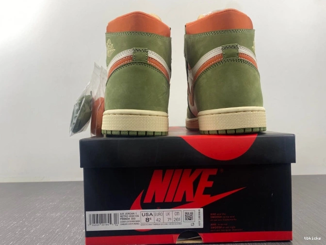 Cheap TB 1 High Air Jordan OG Craft Celadon FB9934-300 0730